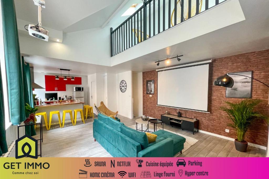 Superbe Appartement-sauna-cinema-parking-gare *